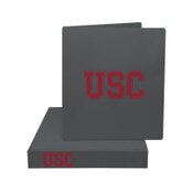 USC Trojans Charcoal 1.5" Arch Binder